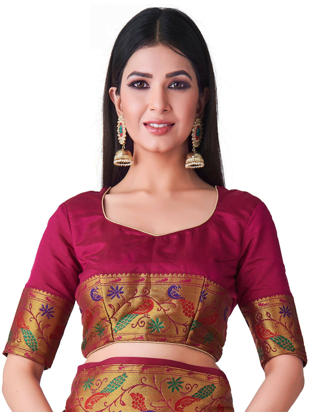 Mimosa Women's Paithani Art Silk Mustard Yellow Saree - Distacart
