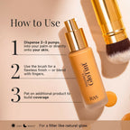 Ras Radiance GloTint 7-in-1 Serum Skin Perfector SPF 30 PA ++++ Skin Tint Foundation-Taupe