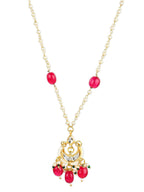 Women's Gold-Plated Necklace - Ruby Raang - Distacart