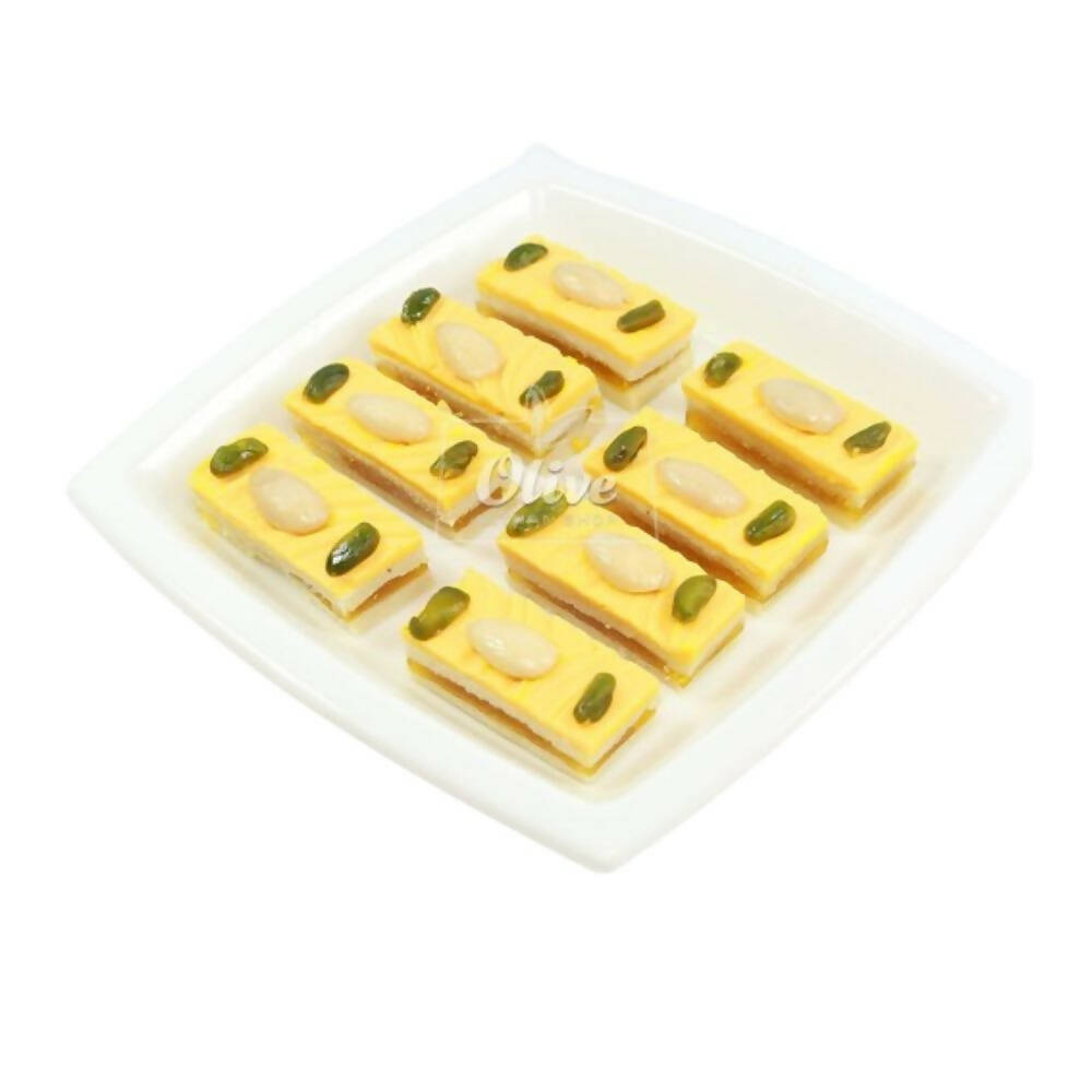 Olive Mithai Mango Badam Burfi - Distacart
