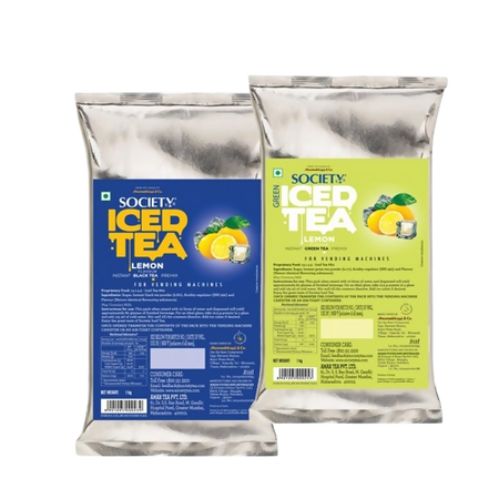 Society Lemon Black Tea&Lemon Green Tea Iced Tea Combo