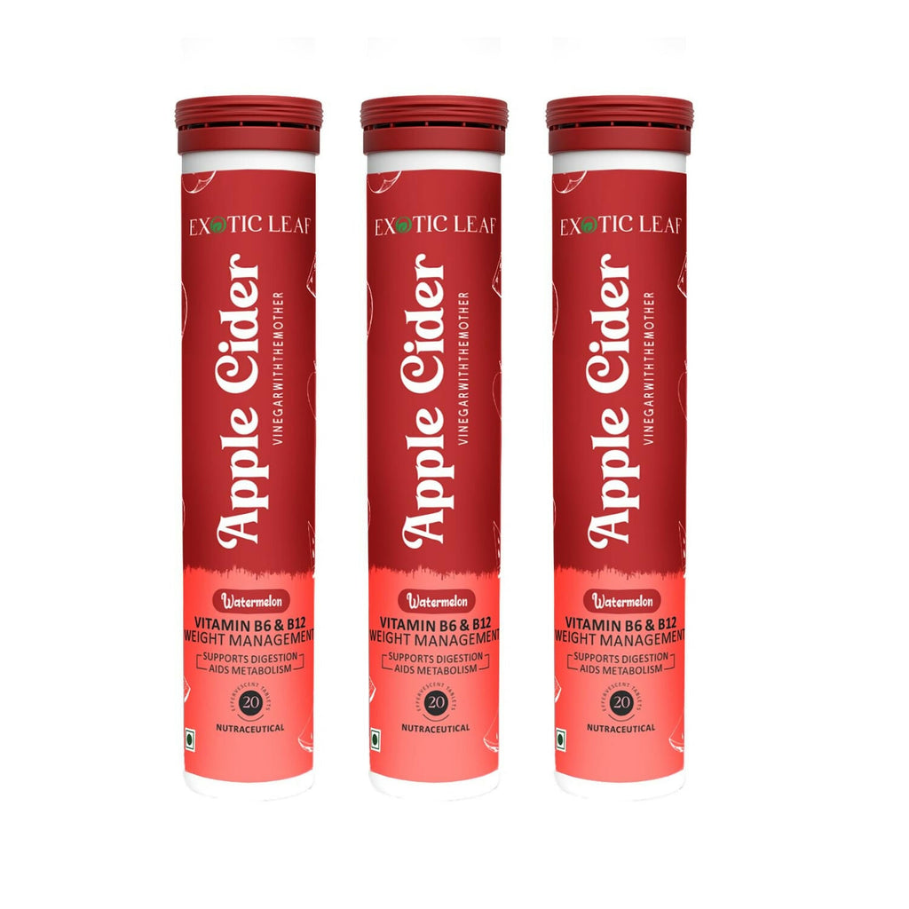 Exotic Leaf Watermelon Apple Cider Vinegar Tablets - Distacart