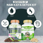 Divya Shree Nari Kaya Detox Capsule and Shatavari Capsule Combo - Distacart