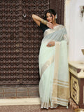 Shree Shyam Fashion Light Green Cotton Saree - Distacart