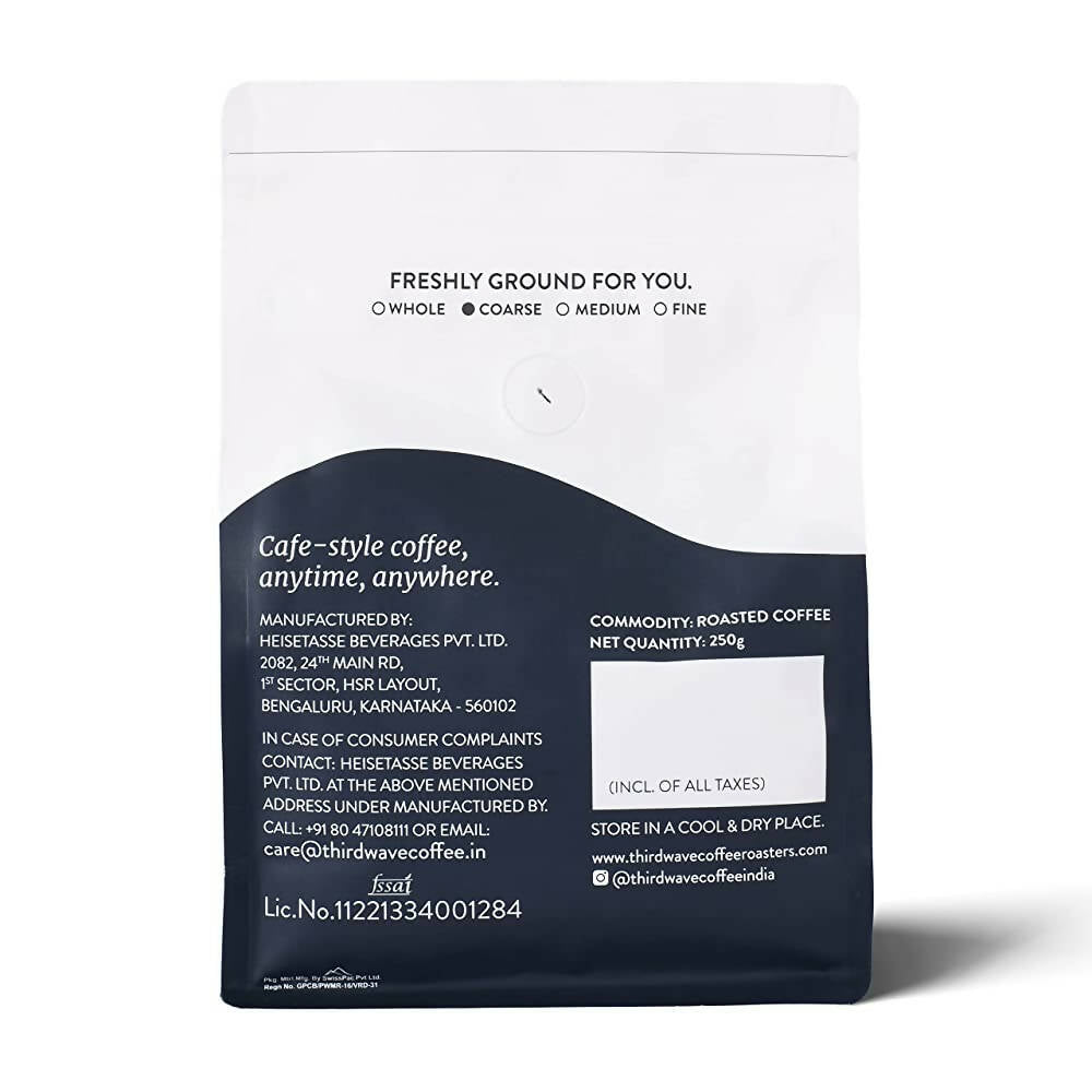 Third Wave Coffee Monsoon Malabar AA Blend-Medium Dark Roast - Distacart