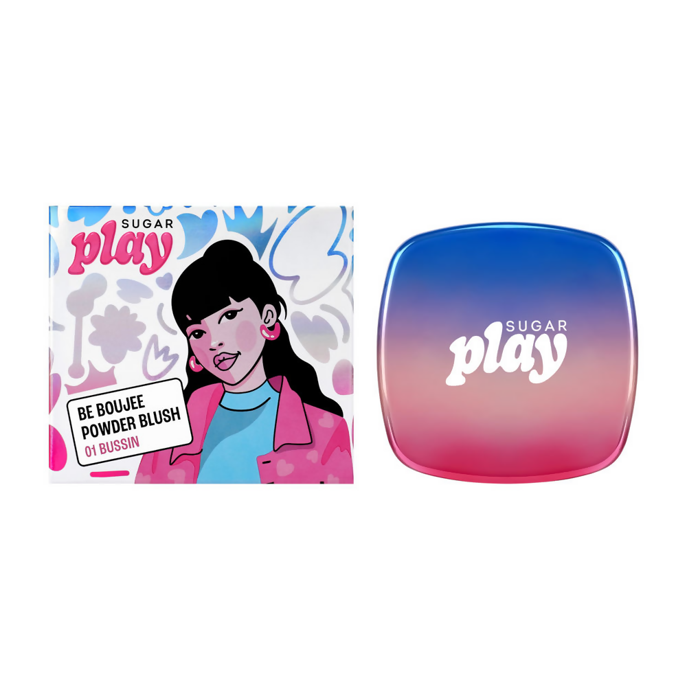 Sugar Play Be Boujee Powder Blush - 01 Bussin