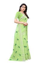  Designer Saree (SERIN PARROT GREEN