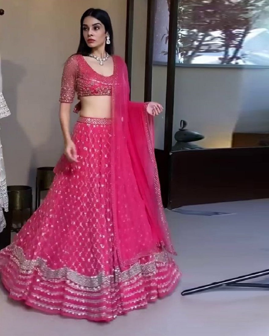 Lehenga Mart Glamorous Designer Lehenga Choli for Bridal and Bridesmaids Wedding Wear Choli