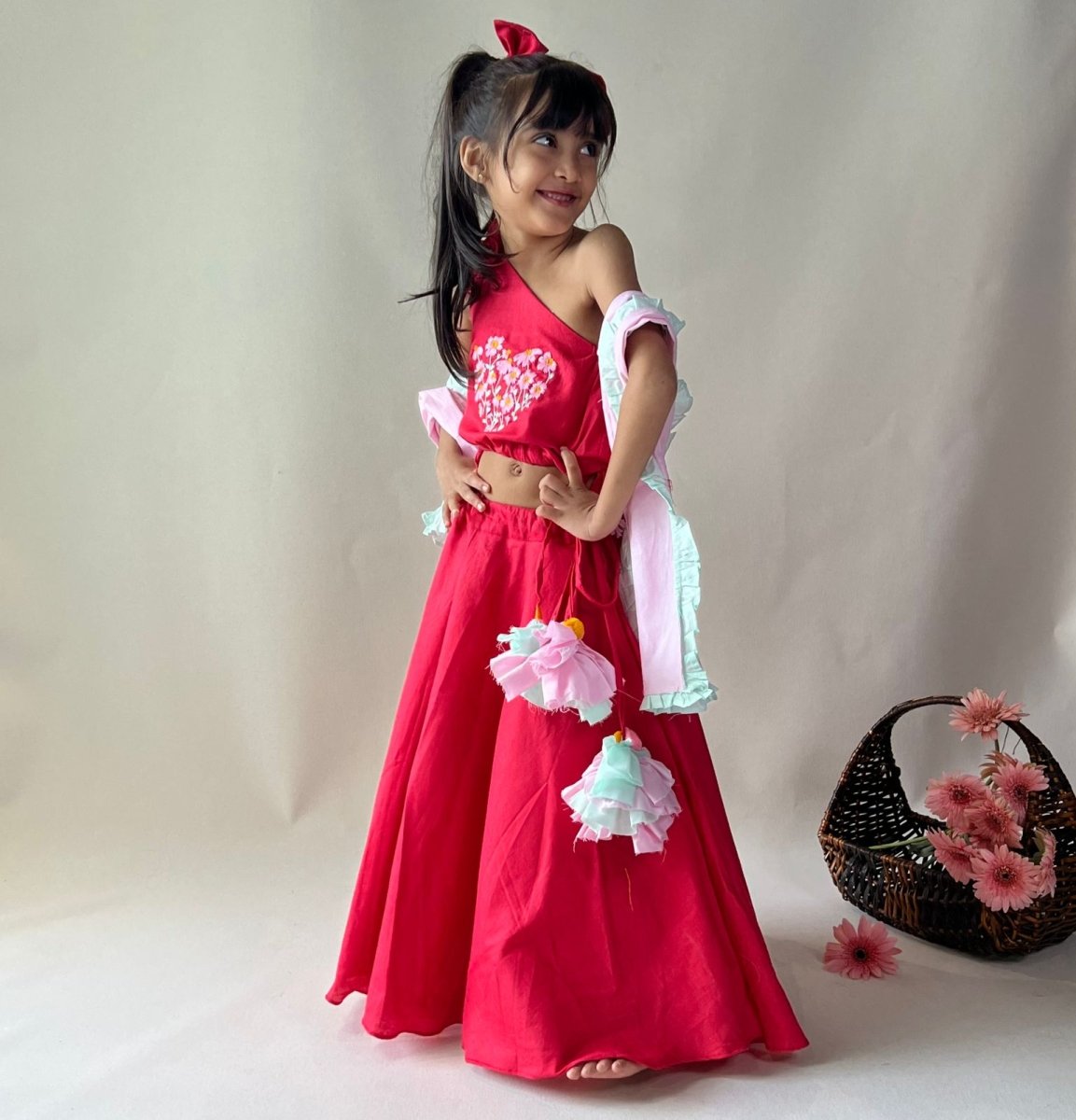 ArthLife Raspberry Pink Lehnga Set