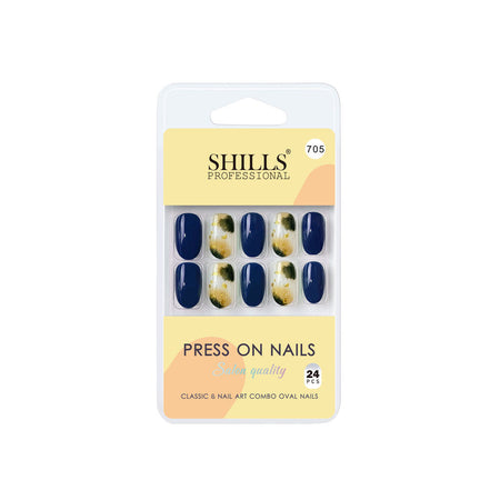 Shills Professional Reusable Press On Nails Oval - SPN705
