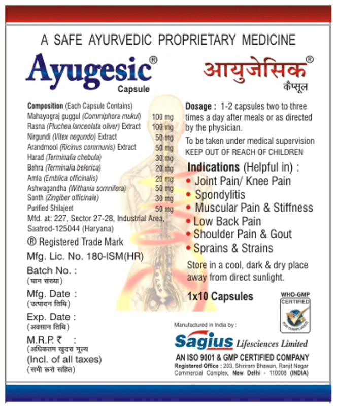 Sagius Ayugesic Capsule