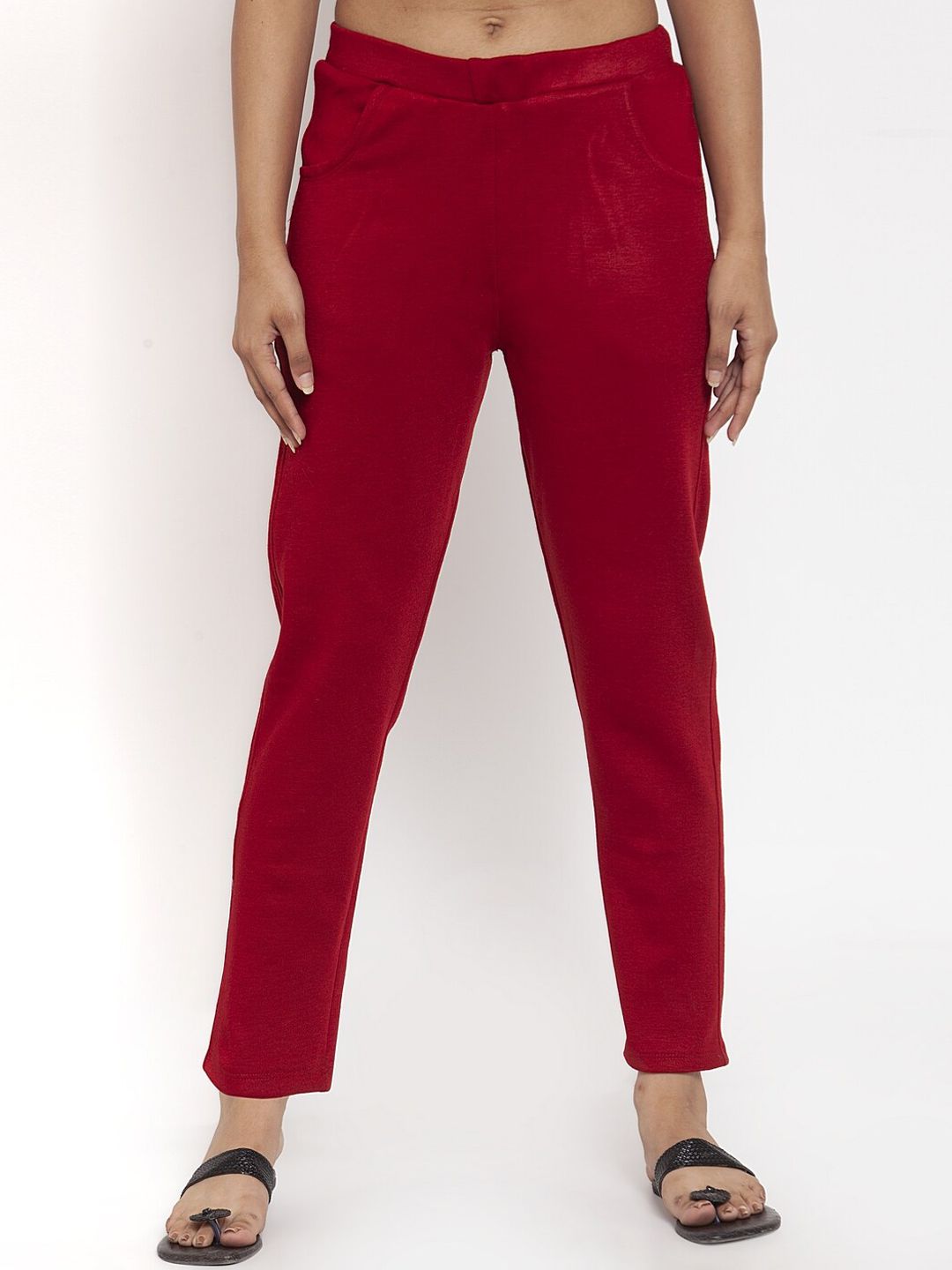 TAG 7 Women Acrylic Pack of 2 Solid Leggings