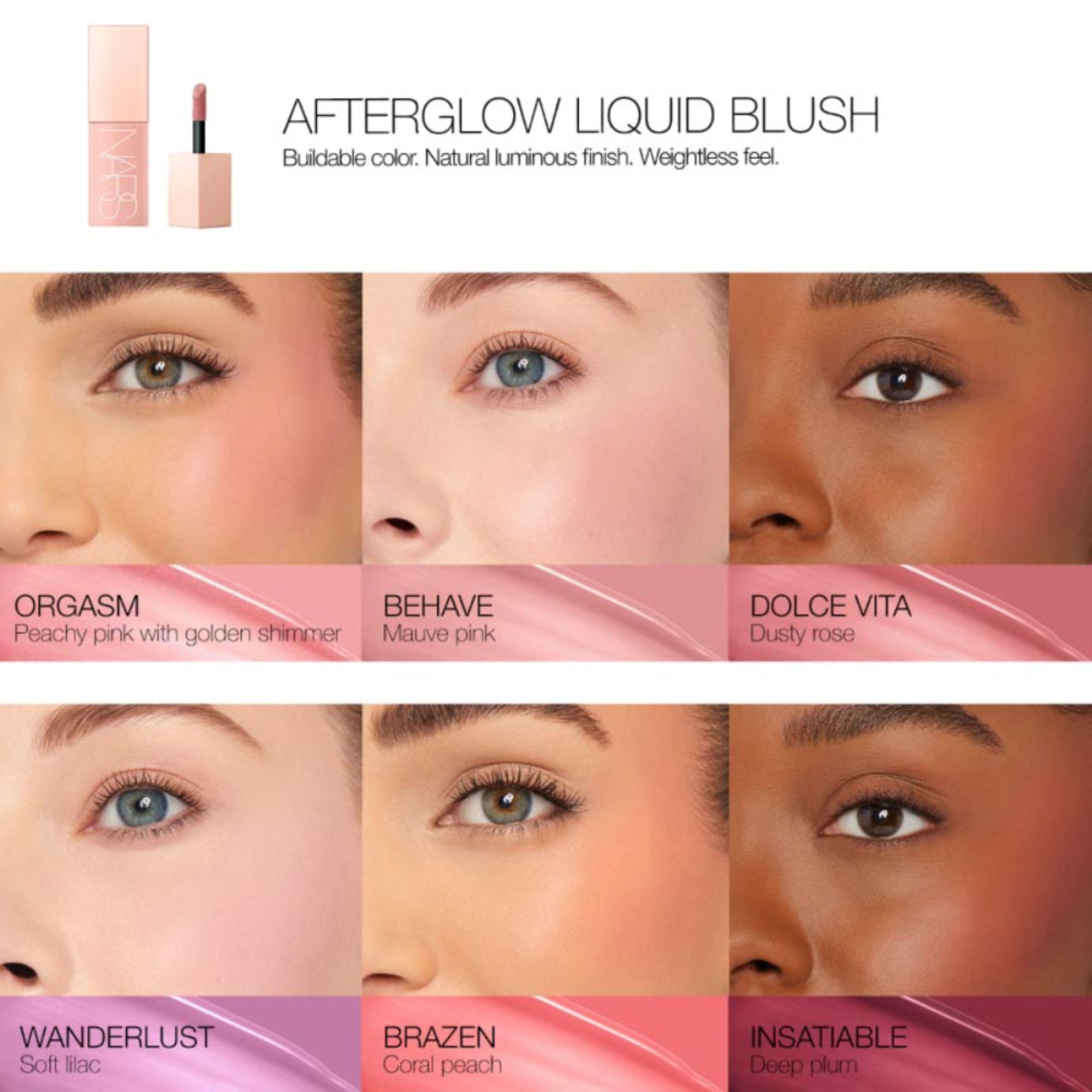 NARS Afterglow Liquid Blush - Dolce Vita