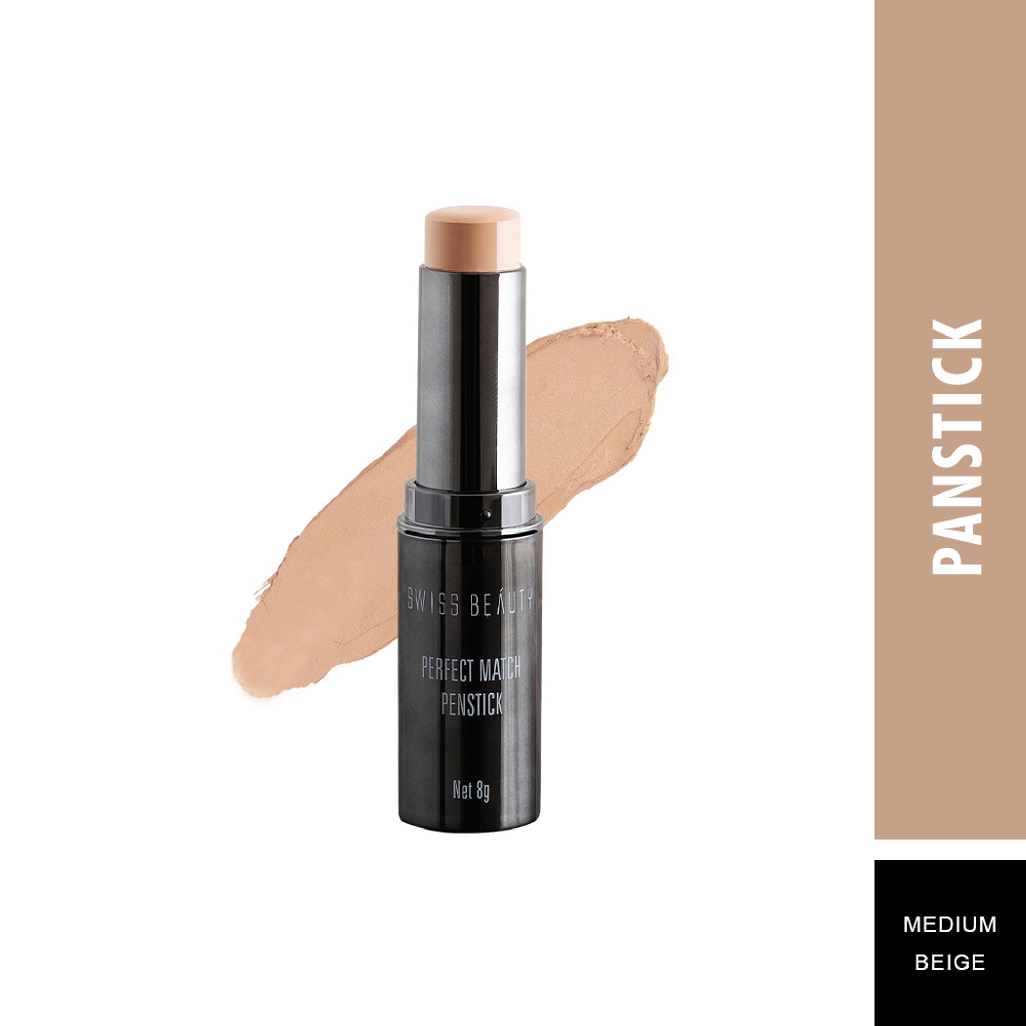 Swiss Beauty Perfect Match Panstick - 5 Medium Beige - Distacart