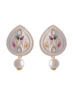 VOJ Women White Color stainless steel Jewellery Set - Distacart