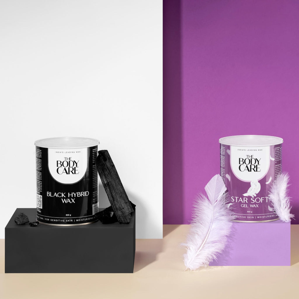 The Body Care Black Hybrid Wax Jar