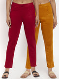 TAG 7 Women Pack of 2 Wool Blend Ankle-Length Leggings Pants