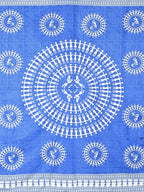 Urban Magic Blue Ethnic Motifs Printed Cotton 104 TC Queen Bedsheet With 2 Pillow Covers - Distacart