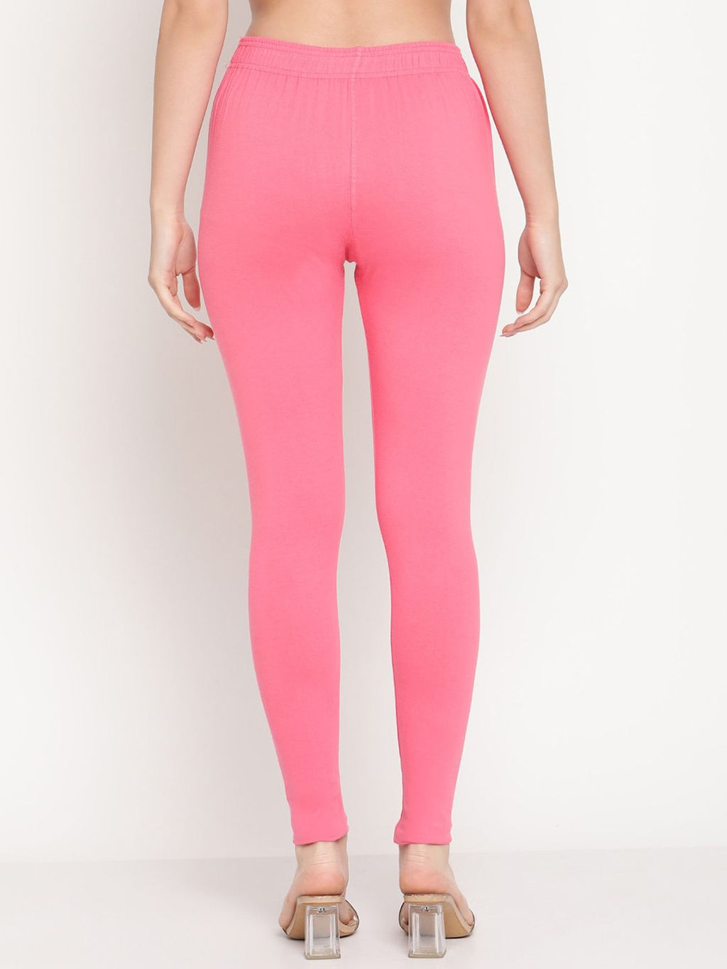 TAG 7 Women Pack of 2 Solid Comfort Fit Ankle Length Leggings