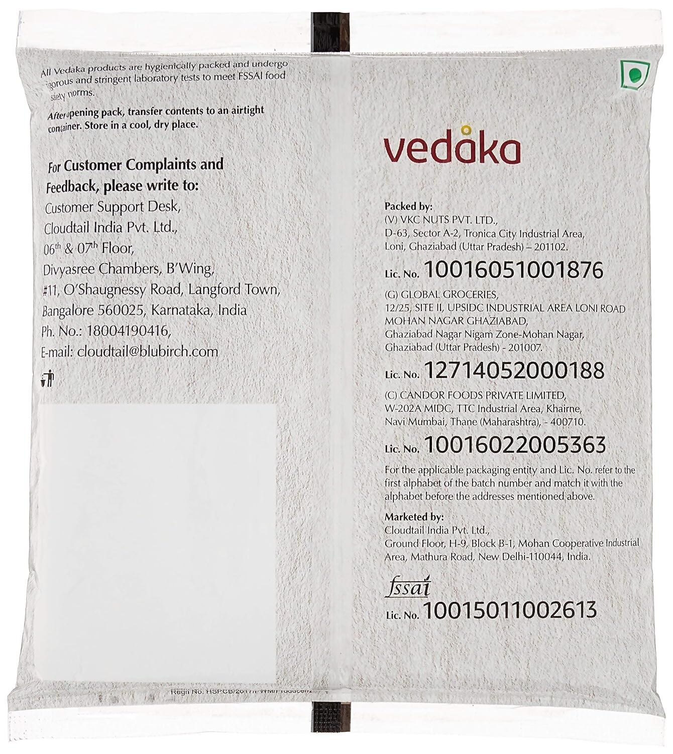 Vedaka Dried Blueberries - Distacart