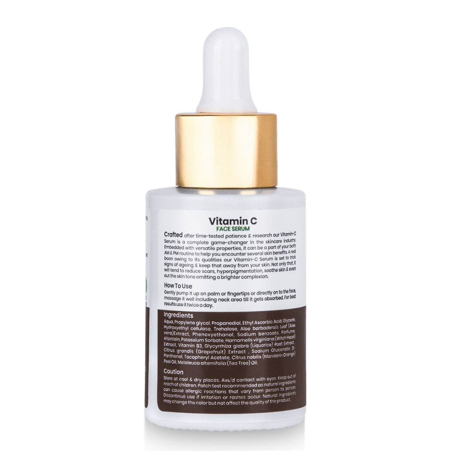 VI-JOHN Prakritik Vitamin C Face Serum Brightening, Anti-Aging & Glowing Skin, 100% Bio-Actives - Distacart