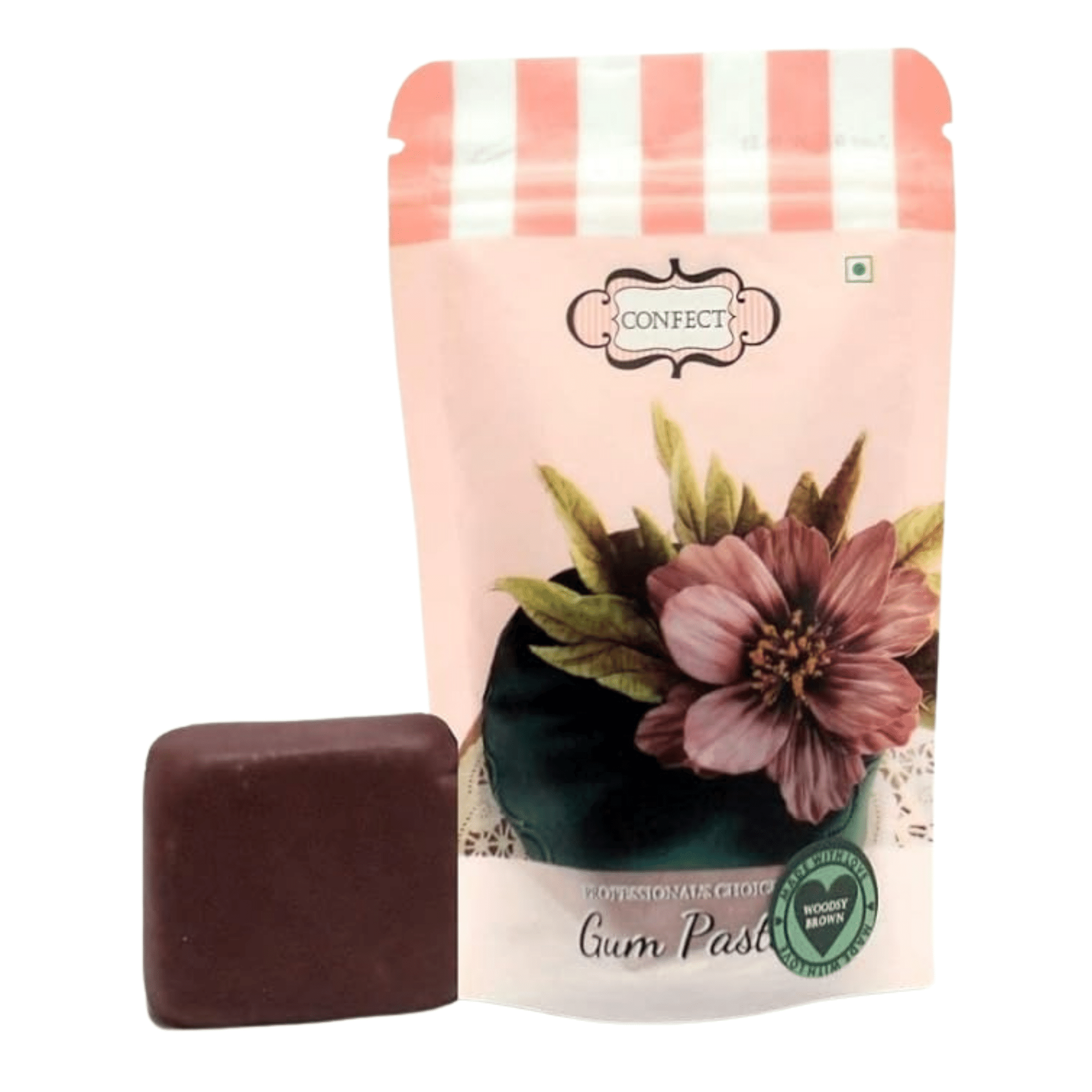 confect woodsy brown gum paste br b 250 gms b