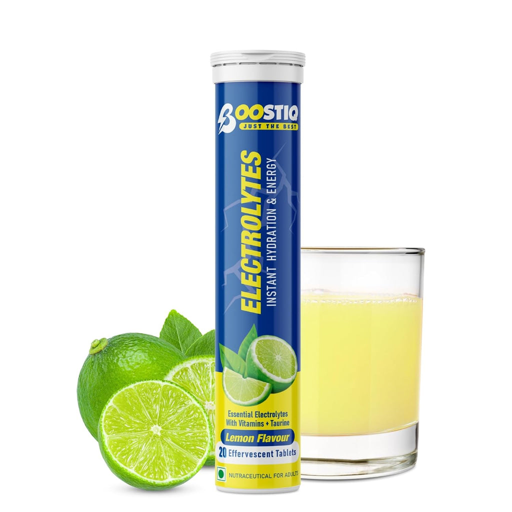 BOOSTIQ Electrolytes Effervescent Tablets - Lemon Flavour