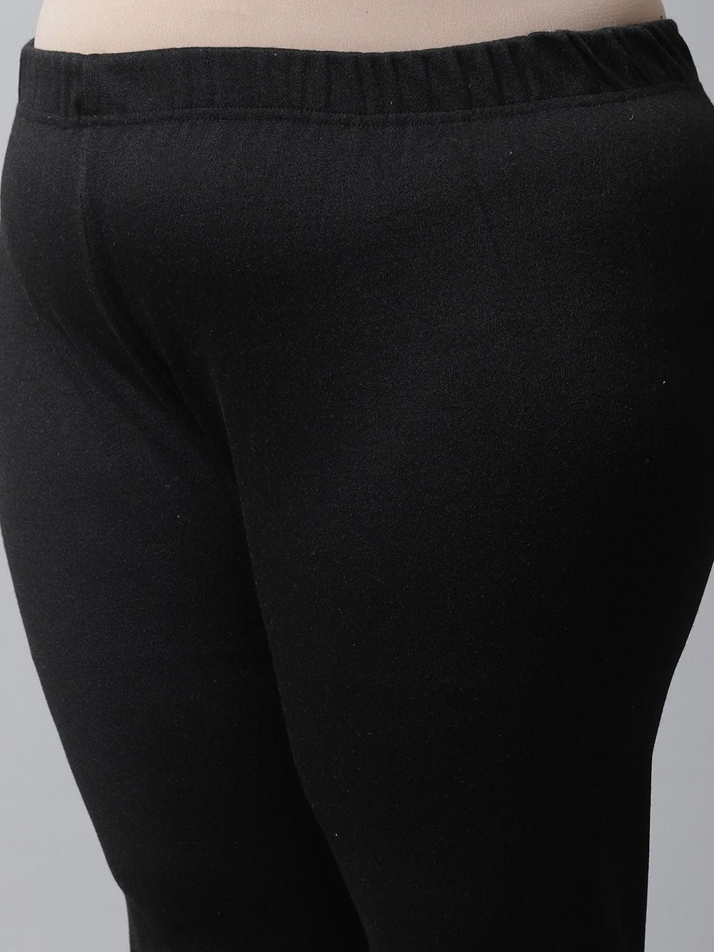 TAG 7 Women Pack Of 2 Plus Size Maroon & Black Solid Ankle-Length Leggings