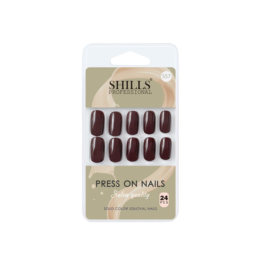 shills professional reusable press on nails square spn557
