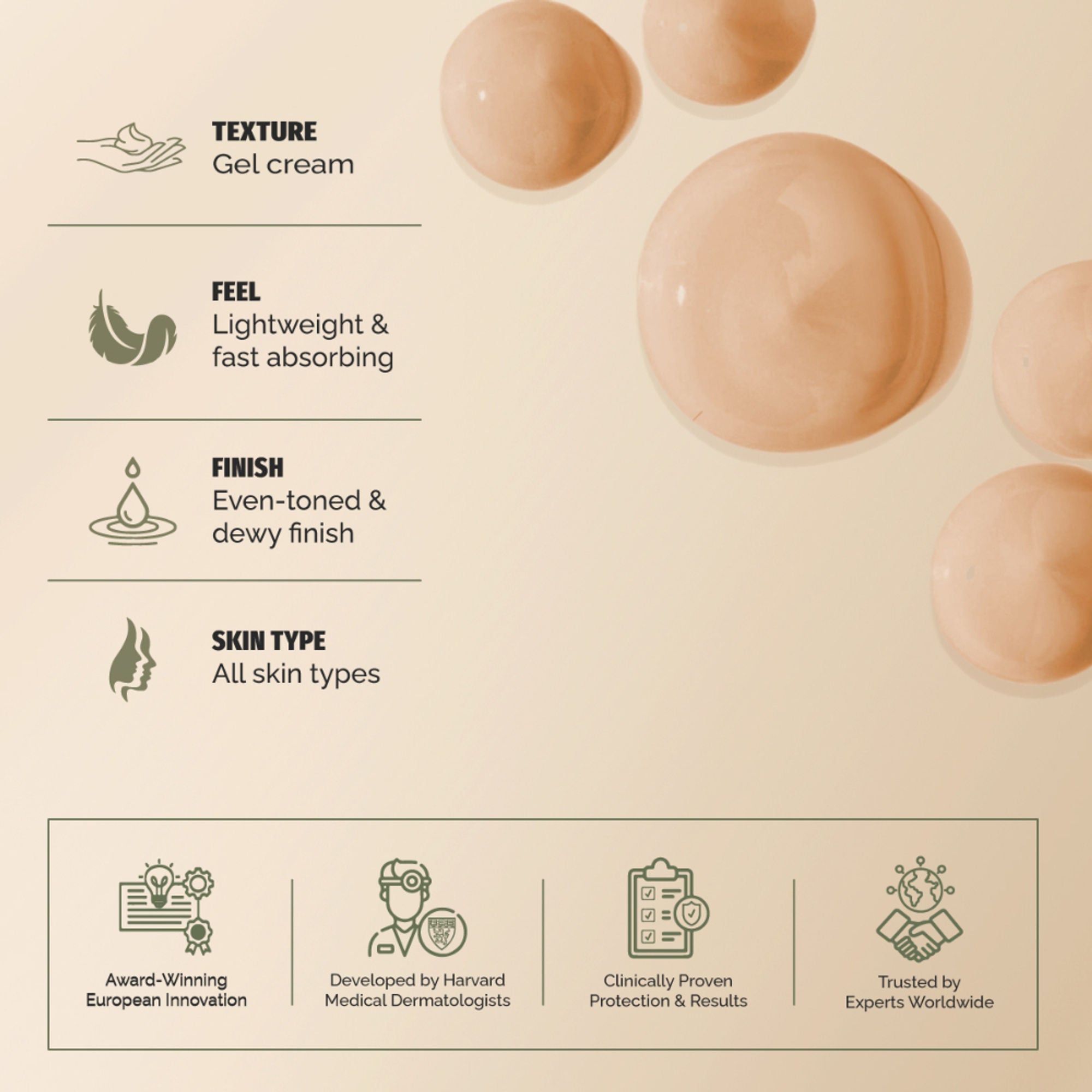 Heliocare Color Gel Cream Tinted Sunscreen SPF 50 Uva & Uvb Protection, No White Cast, Dewy Finish - Distacart