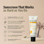 Heliocare Water Gel Hydrating Sunscreen SPF 50+ Pa++++, Water & Sweat Resistant, For Dry & Dull Skin