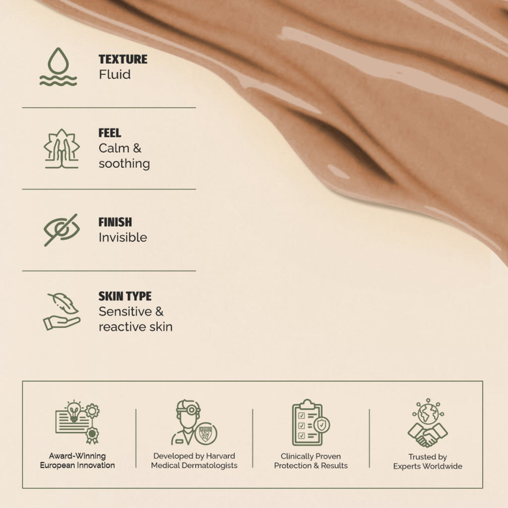 Heliocare Mineral Tolerance Fluid Sunscreen SPF 50 Pa++++ 100% Mineral, Vit C & E Sensitive Skin