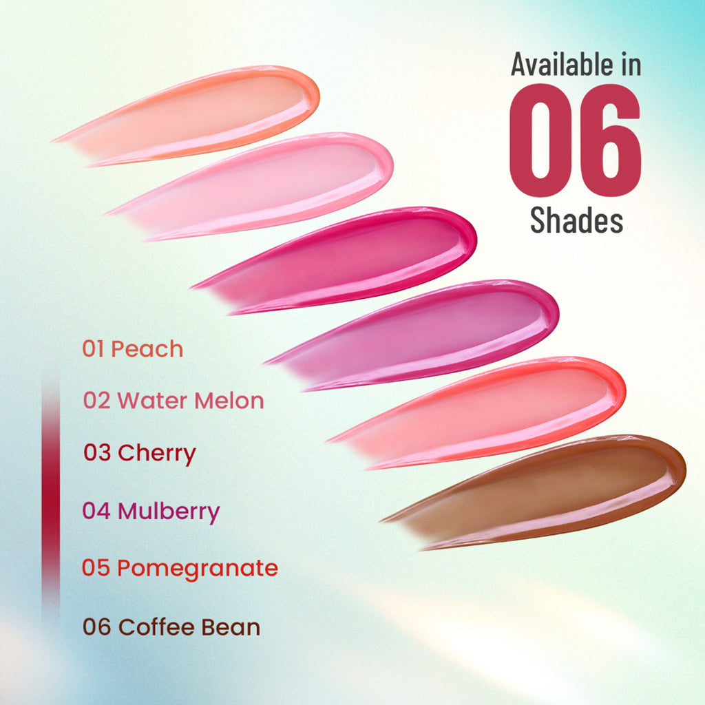 Swiss Beauty Kiss Kandy Tinted Lip Balm | Non-Sticky with Olive Oil & Vitamin E - 05 Pomegranate - Distacart