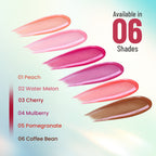 Swiss Beauty Kiss Kandy Tinted Lip Balm | Non-Sticky with Olive Oil & Vitamin E - 06 Coffee Bean - Distacart