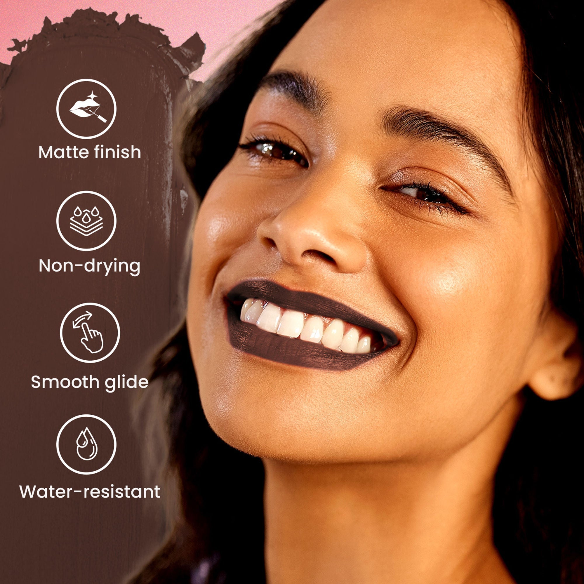 Swiss Beauty Pure Matte Lipstick , Non-Drying, Smooth Glide, Long Lasting - 227 Coffee - Distacart