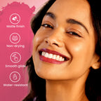 Swiss Beauty Pure Matte Lipstick , Non-Drying, Smooth Glide, Long Lasting - 202 Peaches N Cream - Distacart
