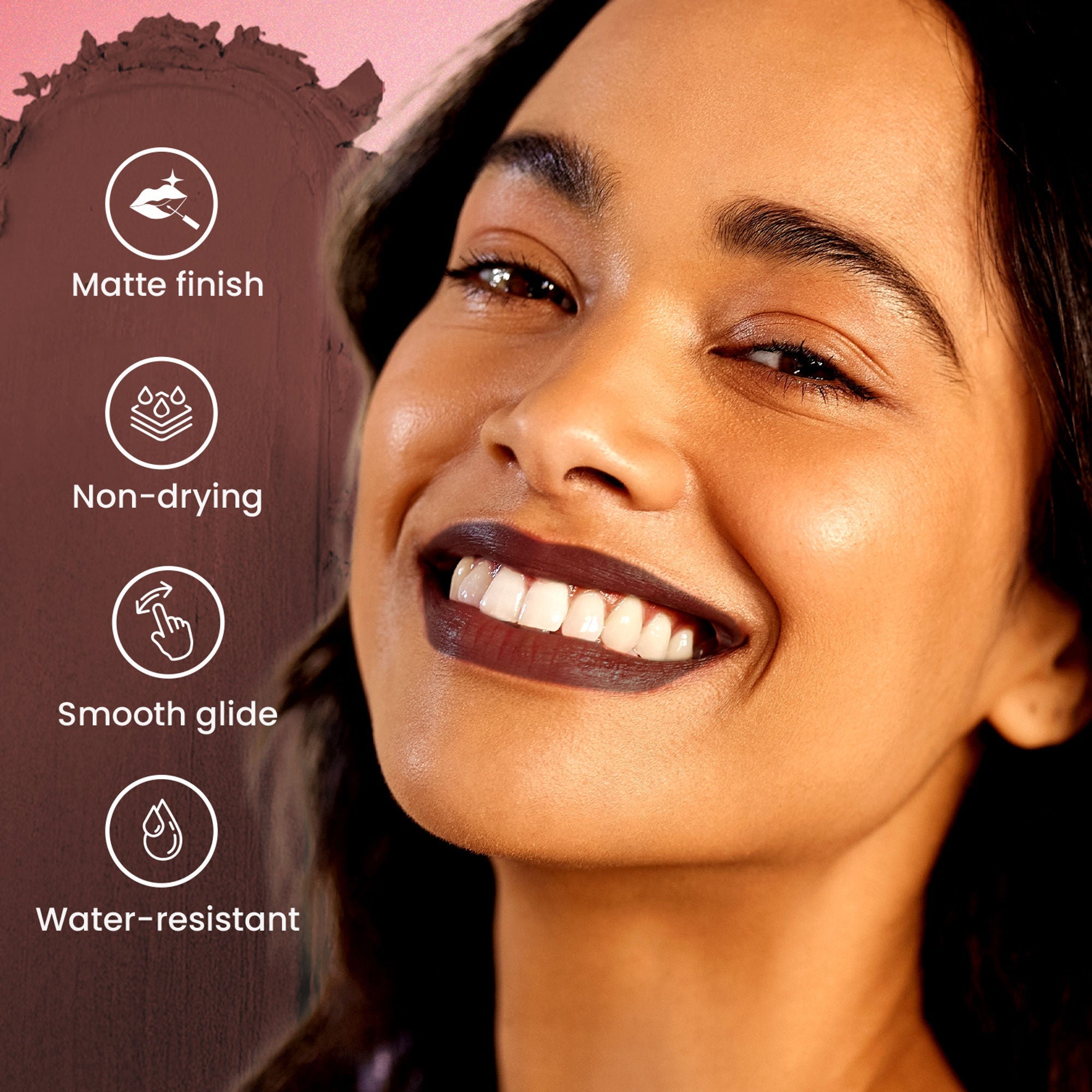 Swiss Beauty Pure Matte Lipstick , Non-Drying, Smooth Glide, Long Lasting - 203 Hazelnut - Distacart