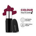 Swiss Beauty Pure Matte Lipstick , Non-Drying, Smooth Glide, Long Lasting - 207 Raspberry