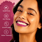 Swiss Beauty Pure Matte Lipstick , Non-Drying, Smooth Glide, Long Lasting - 209 Pink Blossom - Distacart