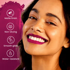 Swiss Beauty Pure Matte Lipstick , Non-Drying, Smooth Glide, Long Lasting - 211 Magic Maroon - Distacart