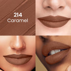 Swiss Beauty Pure Matte Lipstick , Non-Drying, Smooth Glide, Long Lasting - 214 Caramel - Distacart