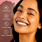 Swiss Beauty Pure Matte Lipstick , Non-Drying, Smooth Glide, Long Lasting - 214 Caramel - Distacart