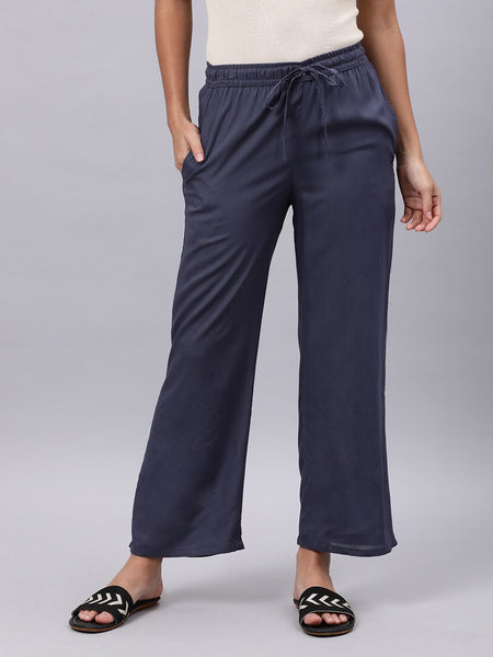 Souchii Grey Liva Ethnic Palazzos