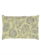 Story@home Cream-Coloured & Grey Floral Microfiber 180 TC Bedsheet & Pillow Cover - Distacart
