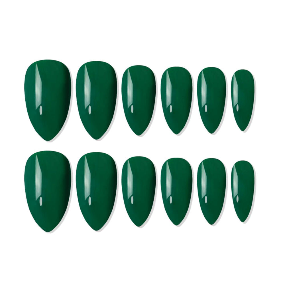shills professional reusable press on nails almond spn613