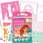 Dreamland Publications Style Studio Fashion Sketch Activity Book 1 for Girls Age 4-8 years - Distacart