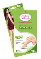 VI-JOHN Feather Touch Cucumber & Alevera Hair Removal Wax Strips for Dry Skin Praraben & Sulphate Free - Distacart
