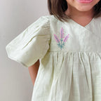 ArthLife Pale Green Angrakha Dress