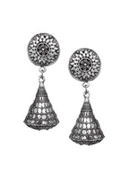 Cardinal Silver-Toned Oxidised Women Jewellery Set - Distacart