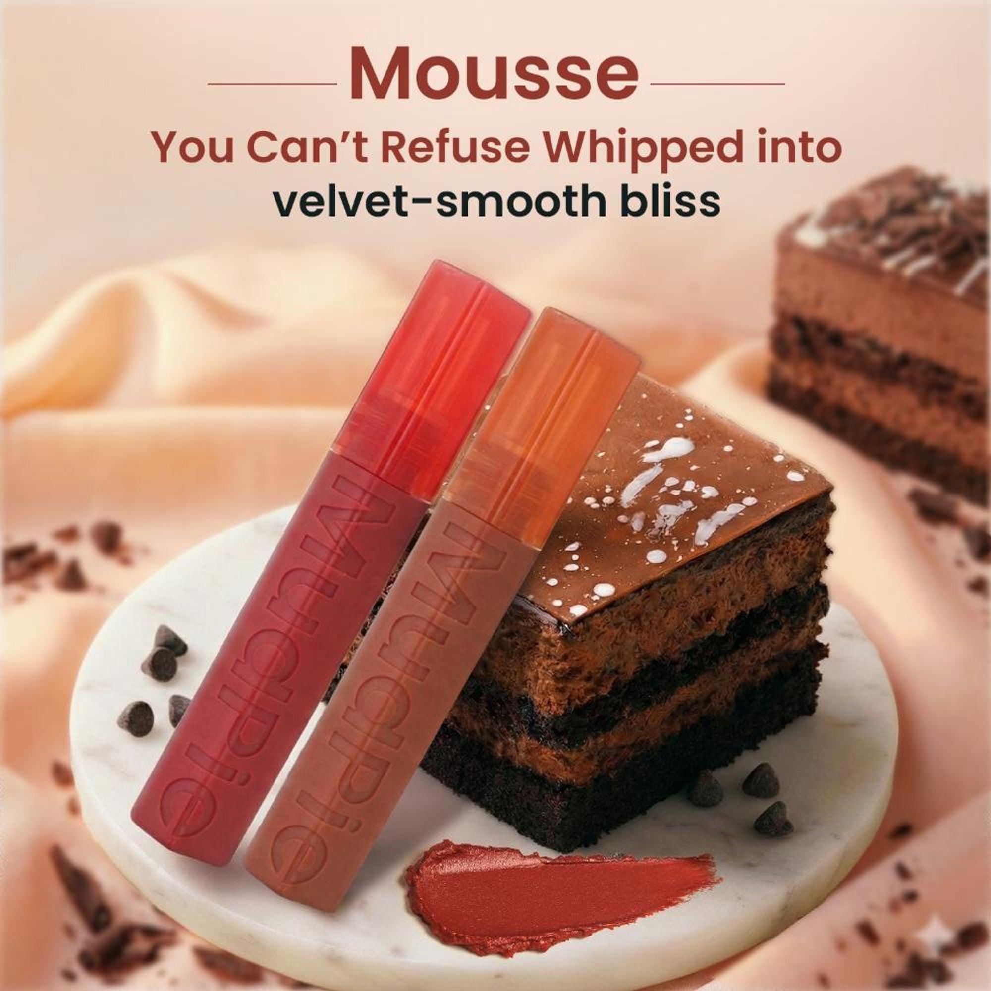 Swiss Beauty MudPie Lipstick With Velvet Matte Finish - 4 Nudy Bare - Distacart